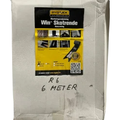 Bygtjek Win-skotrende 6" blank