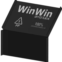 Bygtjek WinWin plade sort 450x950x50x850 mm