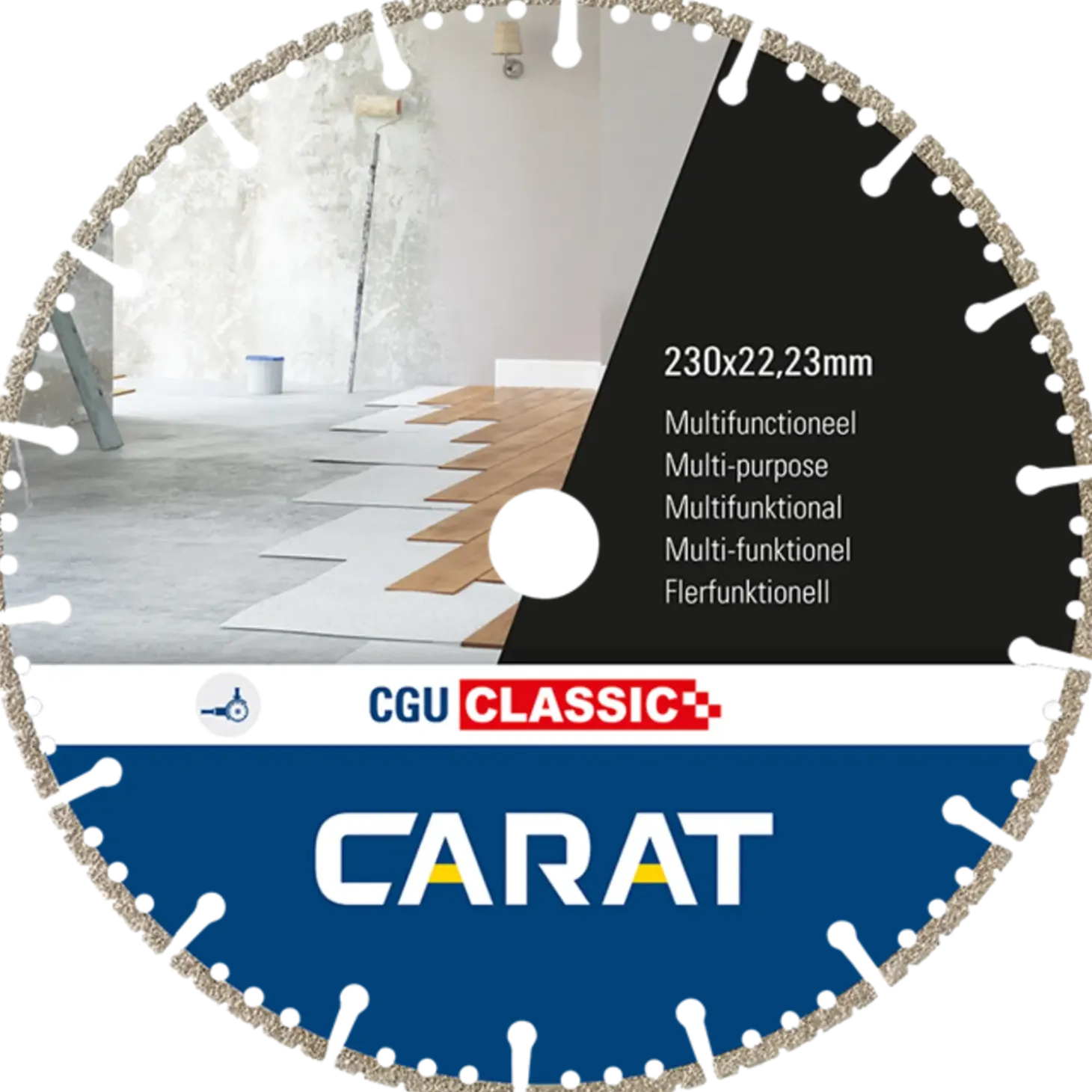 Carat CGU Classic multiklinge Ø125 mm