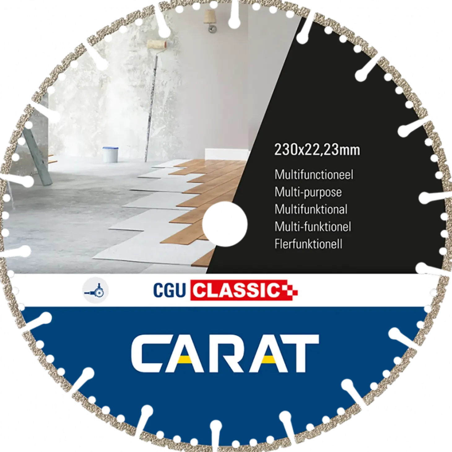 Carat CGU Classic multiklinge Ø125 mm