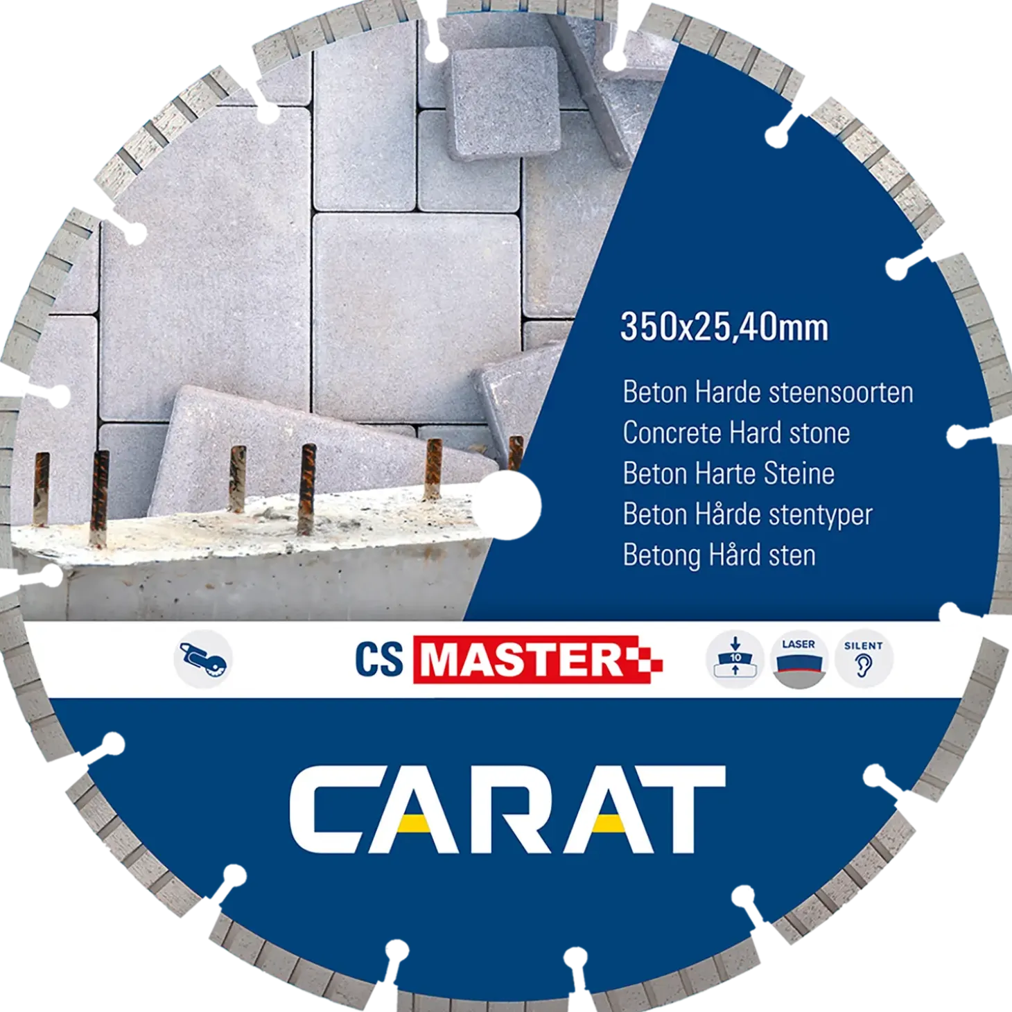 Carat CSM diamantklinge laser beton Ø350 mm