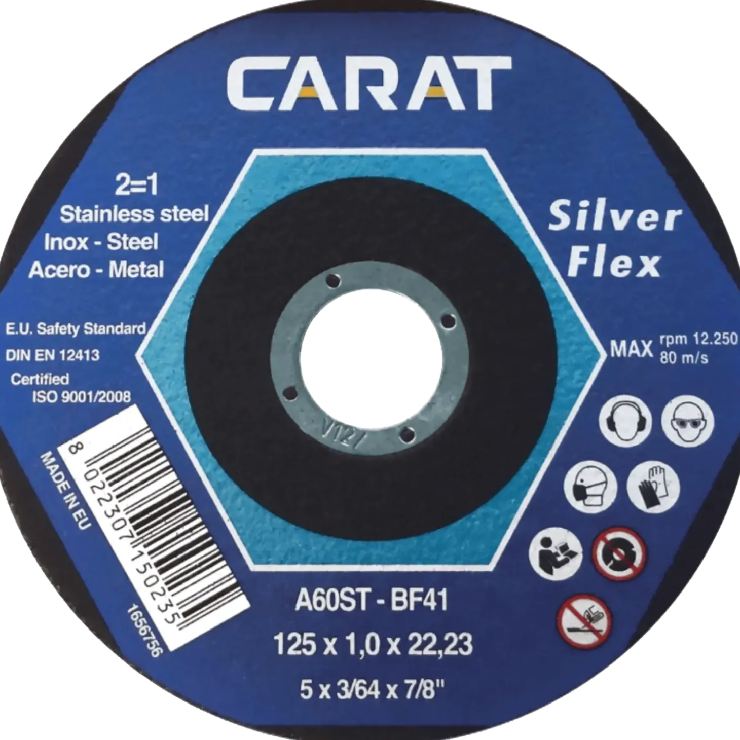 Carat Silver-flex skæreskive metal og rustfrit stål 230 mm