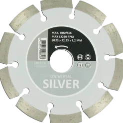Carat silver universaldiamantklinge Ø125 mm