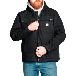 Carhartt Bartlett jakke sort str. XL