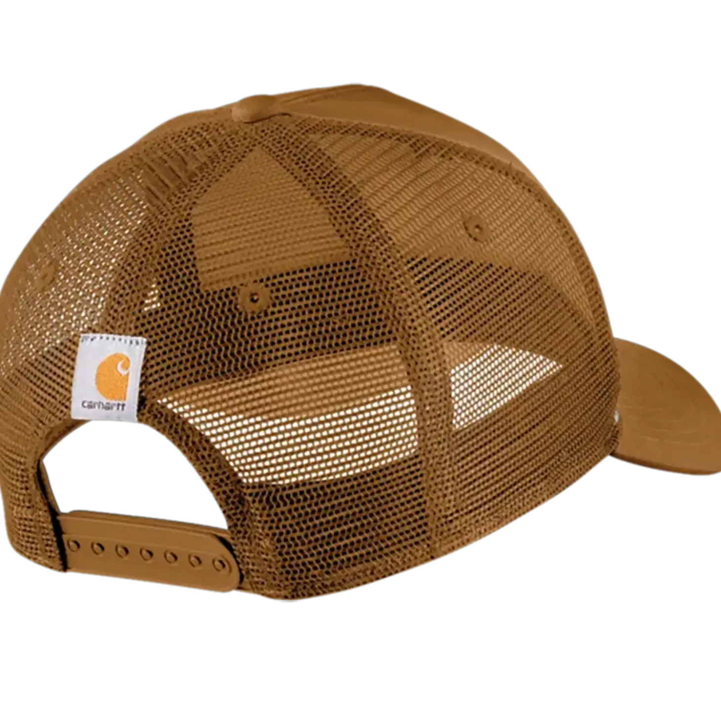 Carhartt canvas mesh back C patch kasket brun onesize