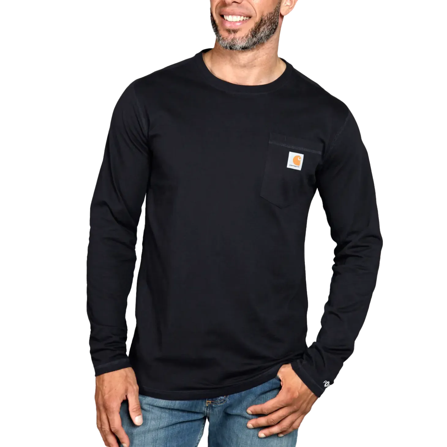 Carhartt Force t-shirt med lomme sort str. XL