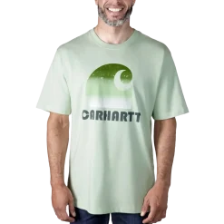Carhartt heavy S/S C graphic t-shirt grøn str. L
