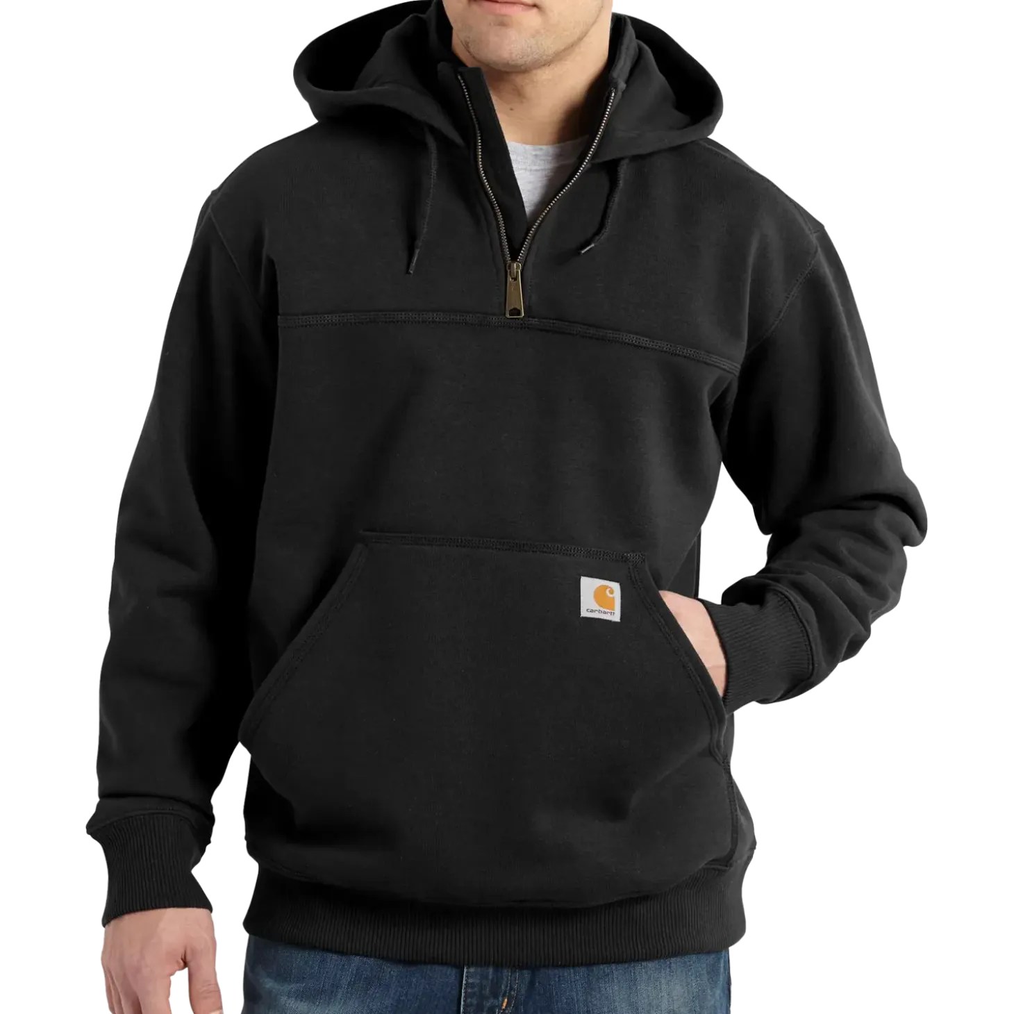 Carhartt heavyweight quarter-zip sweatshirt sort str. L