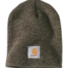 Carhartt hue acrylic knit hat - Military Olive/Black