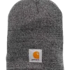 Carhartt hue acrylic knit hat - Grey/coal