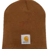 Carhartt hue acrylic knit hat - Brown