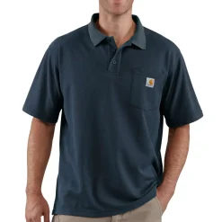 Carhartt 106685 Midweight s/s pocket polo navy str. XL