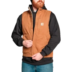Carhartt Mock Neck vest brun str. 2XL