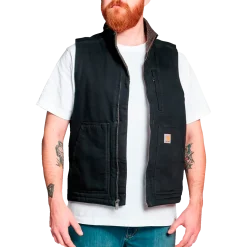 Carhartt Mock Neck vest sort str. XL
