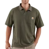 Carhartt poloshirt kortærmet herre moss green str. L