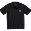Carhartt polo t-shirt str. S sort