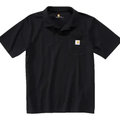 Carhartt polo t-shirt str. S sort