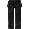 Carhartt 105070 steel cargo multi-pocket bukser Sort str. 36-32