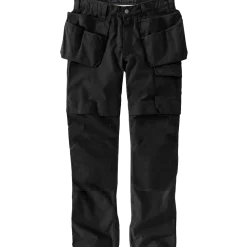 Carhartt 105070 steel cargo multi-pocket bukser Sort str. 36-32