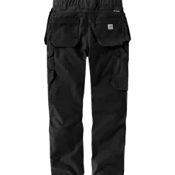 Carhartt 105070 steel cargo multi-pocket bukser Sort str. 36-32