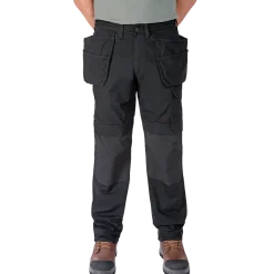 Carhartt 105070 steel cargo multi-pocket bukser Sort str. 36-32
