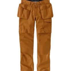 Carhartt 105070 steel cargo multi-pocket bukser Brun str. 36-32