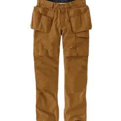 Carhartt 105070 steel cargo multi-pocket bukser Brun str. 36-32