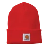 Carhartt strikhue med logo bright orange