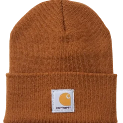 Carhartt strikhue med logo brown