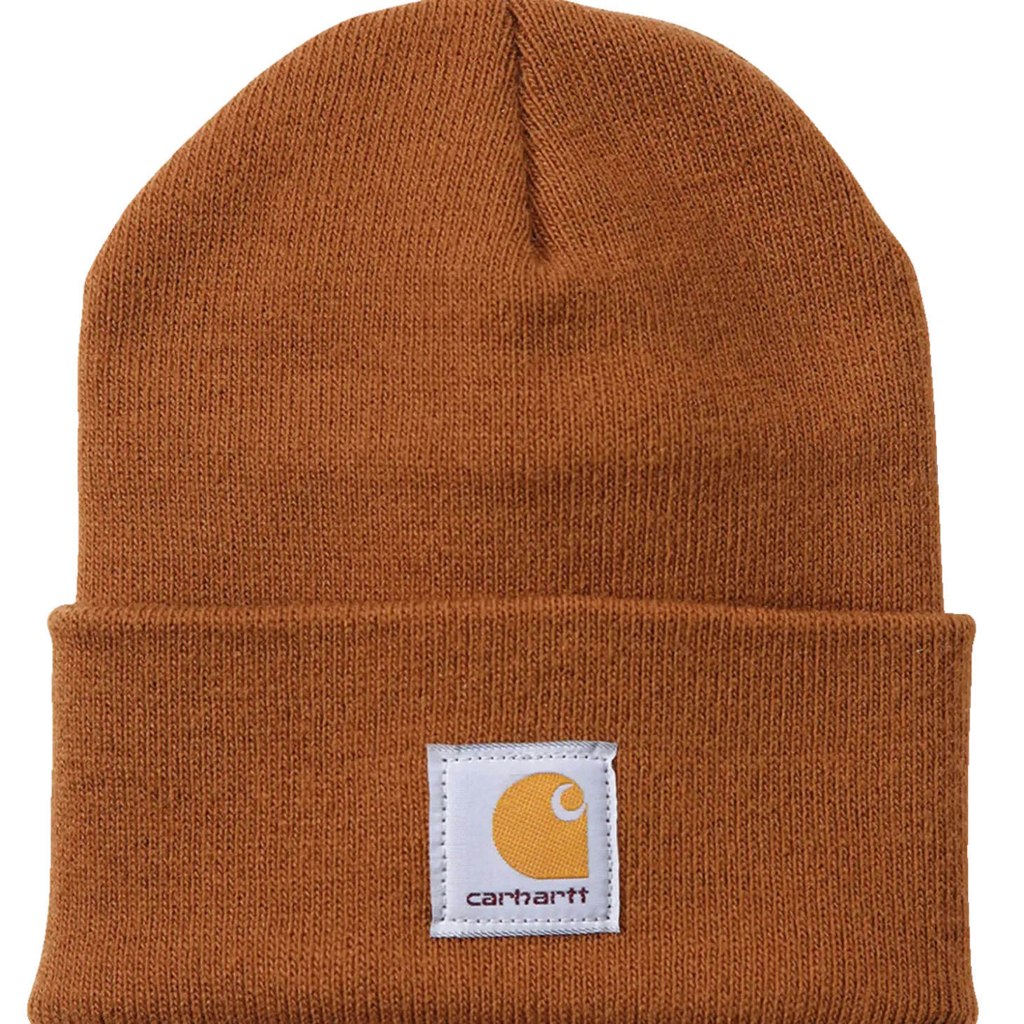 Carhartt strikhue med logo brown