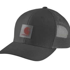 Carhartt twill logo patch kasket sort
