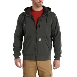 Carhartt Wind Fight hættetrøje peat str. S