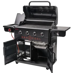 Char-Broil Gas2Coal Special Edition 4 - hybridgrill (gasgrill/kulgrill) med 4 brændere