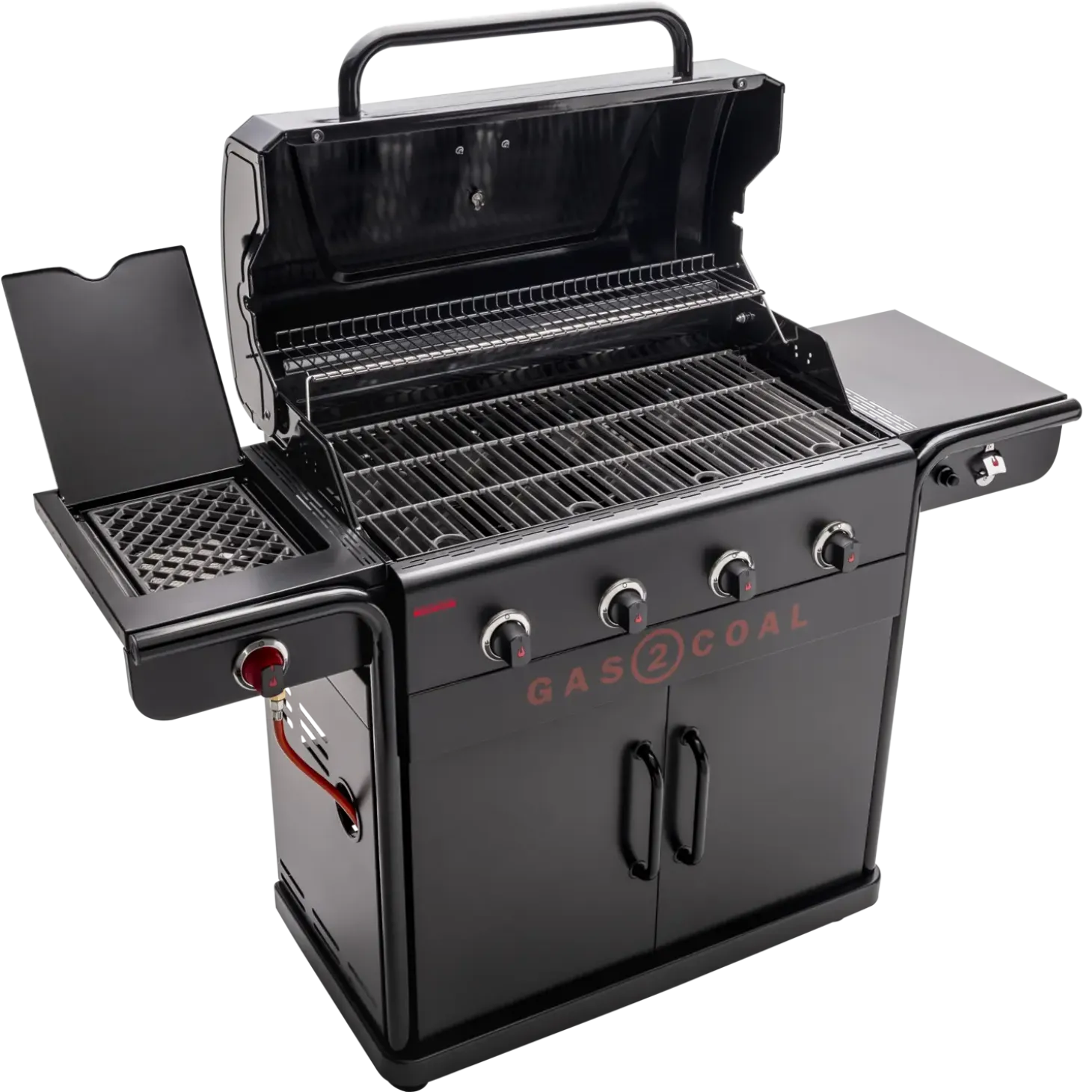 Char-Broil Gas2Coal Special Edition 4 - hybridgrill (gasgrill/kulgrill) med 4 brændere