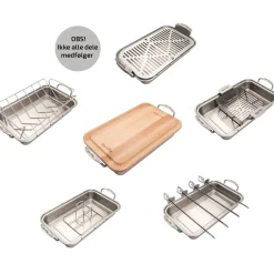 Char-Broil Grill+® bradepande og skærebræt bambus