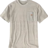 Charhartt relaxed S/S pocket stripe t-shirt lys str. XL