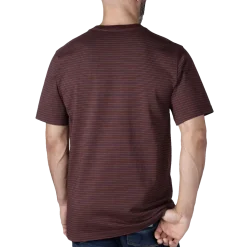 Charhartt relaxed S/S pocket stripe t-shirt rød str. XL