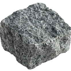 Chaussésten G654 flækket 9x9x5 cm mørkegrå