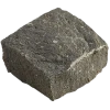 Chaussésten G685 flækket 9x9x5 cm sortgrå