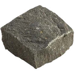 Chaussésten G685 flækket 9x9x5 cm sortgrå