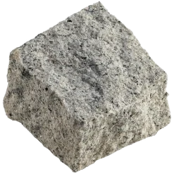 Chaussésten G603 kløvet 9x9x5 cm lysegrå