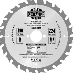 CMT savklinge Contractor 190x2,2x30 Z24W 10 stk pk