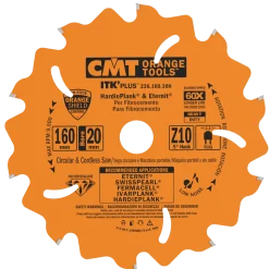 CMT savklinge m/diamantskær til fibercement 160x2,4x20 Z10F