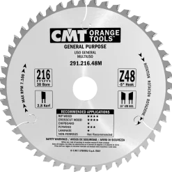 CMT savklinge 216x2,8x30 mm Z48W neg.