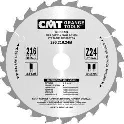 CMT savklinge 216x2,8x30 mm Z24W neg.