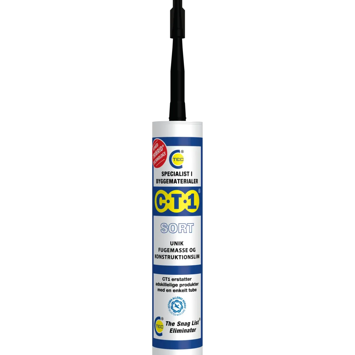 CT1 polymer fugemasse sort 290 ml