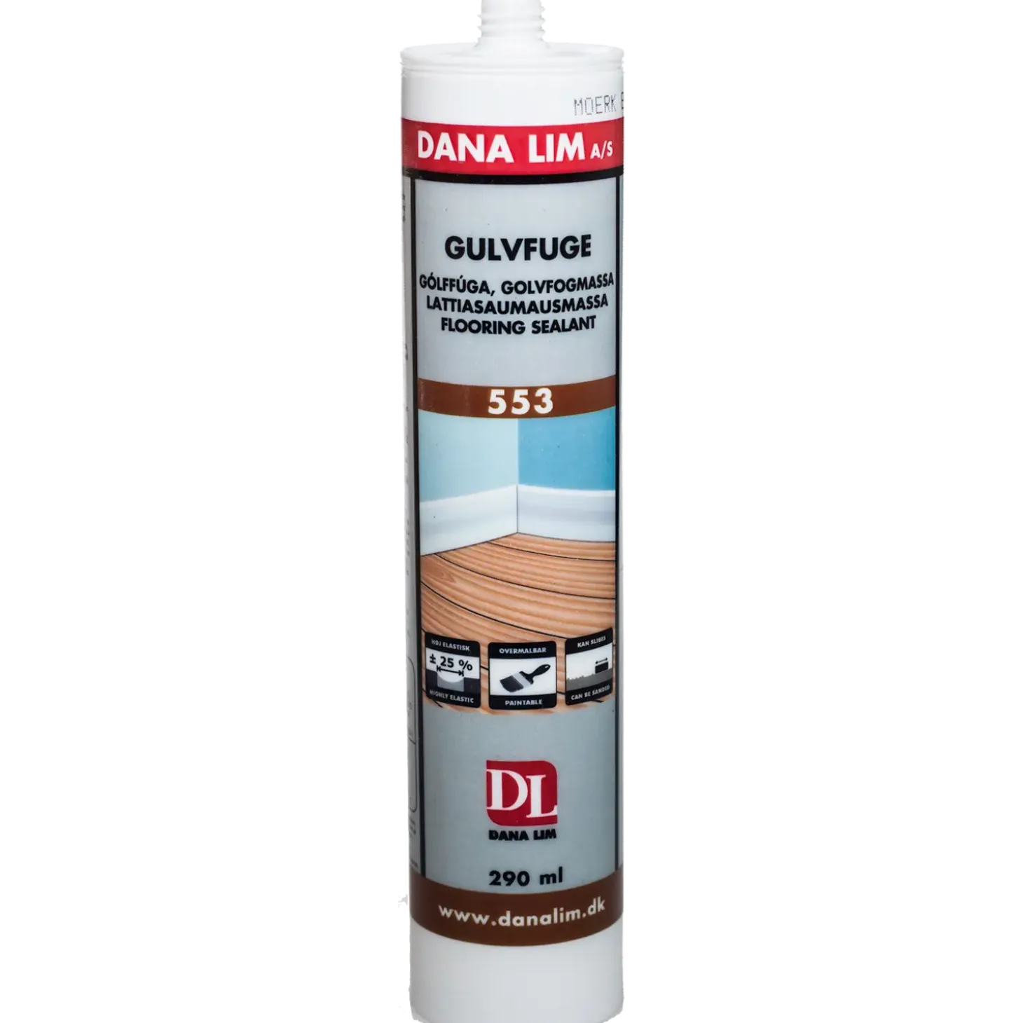 Dana gulvfugemasse 553 290 ml sort