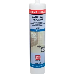 Dana proff vådrumssilicone 512 antracit 300 ml