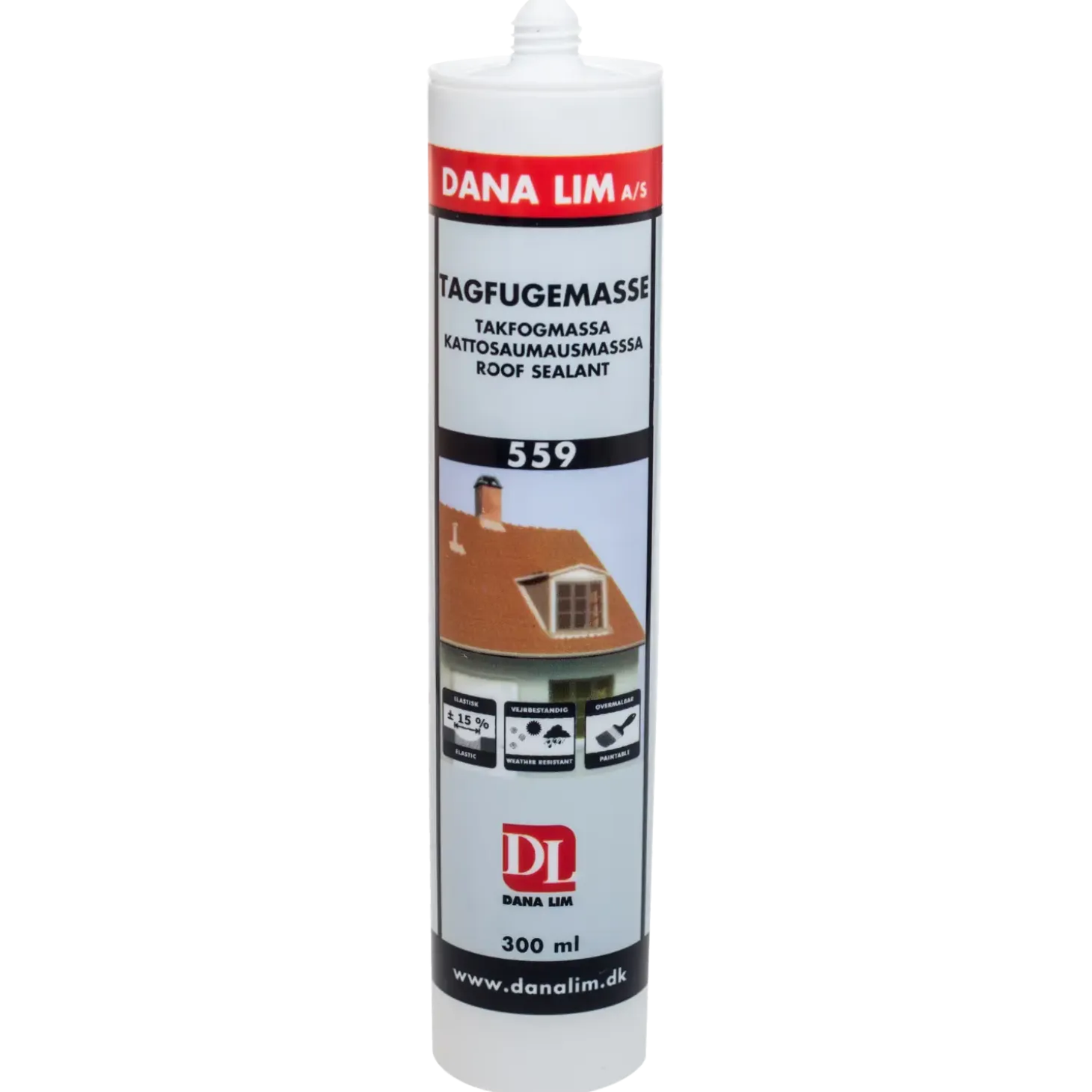 Dana 559 tagfugemasse 300 ml transparent