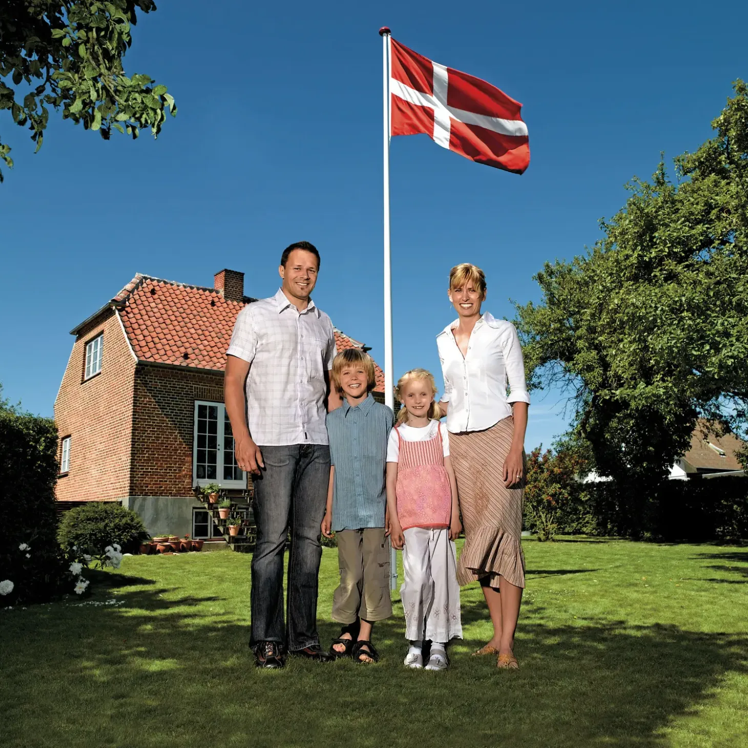 Danomast glasfiber flagstang inkl. flag og montering